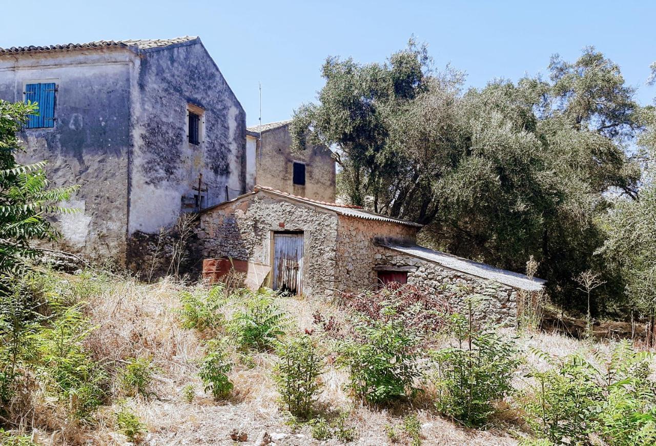 Villa Aspros - Traditionell, Ruhig Und Strandnah Liapades Exterior photo